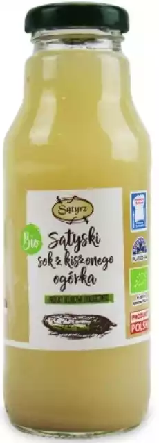 SĄTYSKI SOK Z KISZONEGO OGÓRKA BIO 300 ml SĄTYRZ Artykuły Spożywcze Przetwory