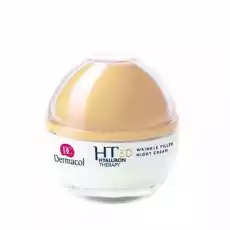 Dermacol Hyaluron Therapy 3D Wrinkle Night Filler Cream 50ml Zdrowie i uroda Kosmetyki i akcesoria Pielęgnacja twarzy Kremy do twarzy