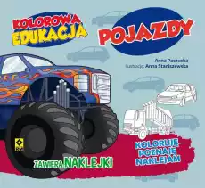 Pojazdy kolorowa edukacja Książki Dla dzieci