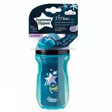 Tommee Tippee Straw Cup bidon ze słomką niekapek 12m Boy 260ml Dla dziecka Akcesoria dla dzieci