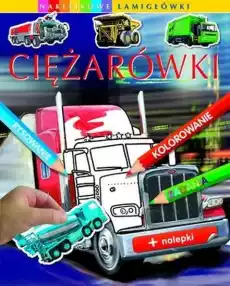 Ciężarówki naklejkowe łamigłówki Dla dziecka