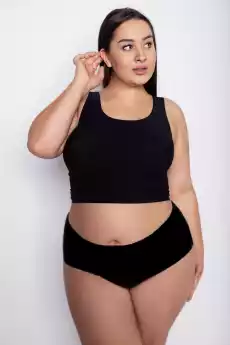 Figi FlexiOne Plus Size Maxi Czarne Odzież obuwie dodatki Bielizna damska Figi