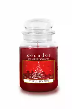 Świeca zapachowa Christmas Joyful Season 550g PCA30458 Cocodor Wyprzedaże