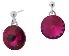 Kolczyki Rivoli Fuchsia SWAROVSKI ELEMENTS Biżuteria i zegarki Wyroby jubilerskie Kolczyki szlachetne