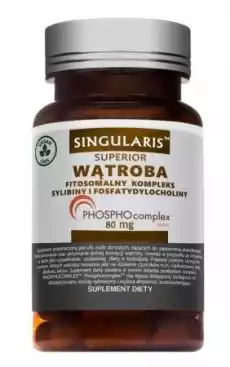 Singularis Wątroba Fitosomaliny 80mg 60 kapsułek wegańskich Artykuły Spożywcze