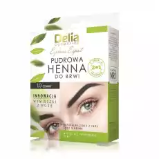 Eyebrow Expert pudrowa henna do brwi 10 Czerń 4g Zdrowie i uroda Kosmetyki i akcesoria Makijaż i demakijaż Makijaż oczu