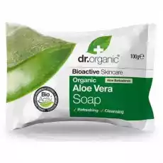 DrOrganic Aloe Vera Soap oczyszczające mydło w kostce z aloesem 100g Zdrowie i uroda Kosmetyki i akcesoria Kosmetyki i akcesoria do kąpieli Mydła