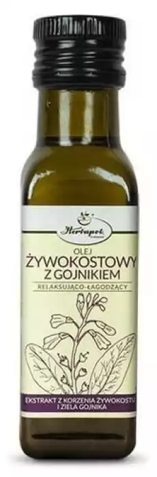 Olej żywokostowy z gojnikiem 100ml Zdrowie i uroda Kosmetyki i akcesoria Pielęgnacja skóry