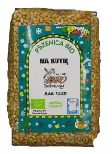 PSZENICA NA KUTIĘ BIO 400 g BABALSCY PRODUKT SEZONOWY Artykuły Spożywcze Zdrowa żywność