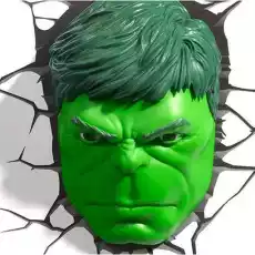 Lampka 3D LED Marvel Hulk Face Gadżety