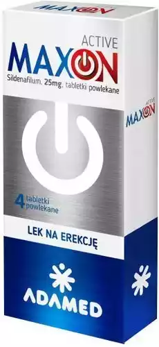 Maxon Active 4 tabletki lek na erekcję bez recepty Zdrowie i uroda Zdrowie Leki Leki na potencję