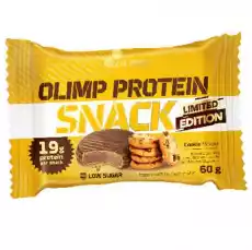 Olimp Protein Snack 60 g o smaku ciasteczkowym Sport i rekreacja Odżywki i suplementy