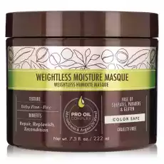 Macadamia Professional Weightless Moisture nawilżająca maska do włosów cienkich 222ml Zdrowie i uroda Kosmetyki i akcesoria Pielęgnacja i stylizacja włosów Maski do włosów