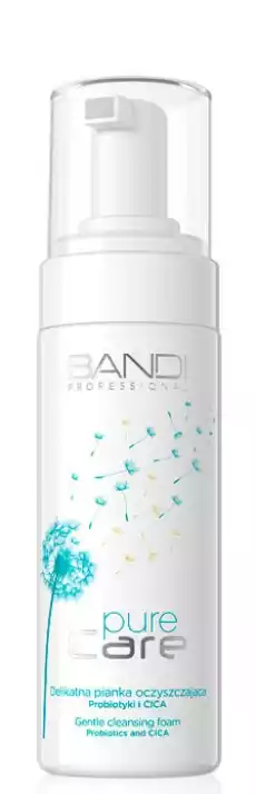 Bandi Pure Care delikatna pianka oczyszczająca probiotyki CICA 150ml Zdrowie i uroda Kosmetyki i akcesoria Pielęgnacja twarzy