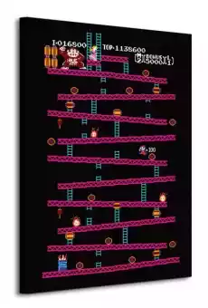 Donkey Kong NES obraz na płótnie Dom i ogród Wyposażenie wnętrz Dekoracja Obrazy i plakaty