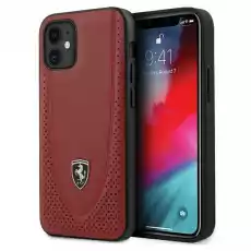 Ferrari FEOGOHCP12SRE iPhone 12 mini 54 czerwonyred hardcase Off Track Perforated Telefony i akcesoria Akcesoria telefoniczne Etui