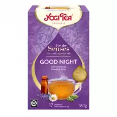 Herbata GOOD NIGHT Spokojna noc BIO 17 torebek YOGI TEA Zdrowie i uroda Kosmetyki i akcesoria Pielęgnacja ciała Pozostałe kosmetyki do pielęgnacji ciała