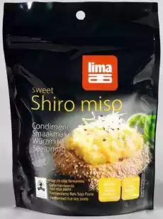 MISO SHIRO PASTA Z RYŻU I SOI BIO 300 g LIMA Artykuły Spożywcze Zdrowa żywność