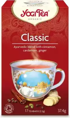 HERBATKA KLASYCZNA BIO 17 x 22 g YOGI TEA Artykuły Spożywcze Herbata