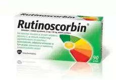 Rutinoscorbin x 90 tabletek Zdrowie i uroda Zdrowie Witaminy minerały suplementy diety