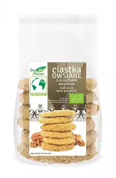 CIASTKA OWSIANE Z ORZECHAMI WŁOSKIMI BIO 170 g BIO PLANET Artykuły Spożywcze Ciasta