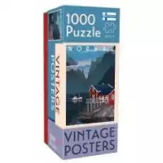 Puzzle 1000 el Vintage Norwegia Tactic Dla dziecka Zabawki Puzzle