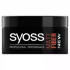 Syoss Matt Hair Styling Fiber Paste włóknista pasta do stylizacji włosów Medium Matt Effect 100ml Zdrowie i uroda Kosmetyki i akcesoria Pielęgnacja i stylizacja włosów Kosmetyki do stylizacji włosów