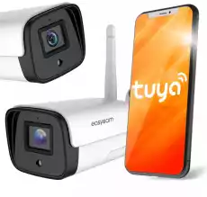 Kamera IP EasyCam tuba zewnętrzna WiFi IR 30m Tuya 5MP EC5T2IR Biuro i firma Monitoring Akcesoria do monitoringu