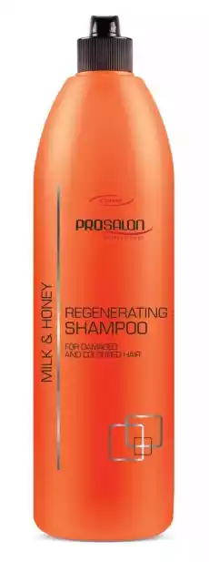 Prosalon Regenerating Shampoo For Damaged And Coloured Hair szampon regenerujący do włosów Mleko Miód 1000g Zdrowie i uroda Kosmetyki i akcesoria Pielęgnacja i stylizacja włosów Szampony do włosów