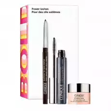 Clinique Power Lashes zestaw Lash Power Mascara tusz do rzęs 6ml All About Eyes krem pod oczy 5ml Quickliner For Eyes Intens Zdrowie i uroda Kosmetyki i akcesoria Pielęgnacja twarzy Kremy pod oczy