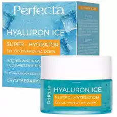 Perfecta Hyaluron Ice SuperHydrator żel do twarzy na dzień 50ml Zdrowie i uroda Kosmetyki i akcesoria Pielęgnacja twarzy Kremy do twarzy