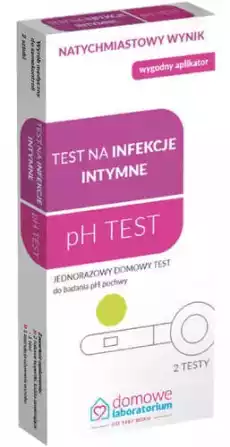 PH TEST Test do badania pH pochwy x 2 sztuki Zdrowie i uroda Zdrowie Testy