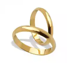 Obrączka klasyczna z żółtego złota ŁK21m Biżuteria i zegarki Wyroby jubilerskie Obrączki ślubne