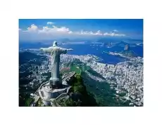 Corcovado und Christusstatue Rio de Janeiro Brasilien reprodukcja Dom i ogród Wyposażenie wnętrz Dekoracja Obrazy i plakaty