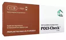 Test POLYCheck na krew utajoną w kale x 1 sztuka Zdrowie i uroda Zdrowie Testy