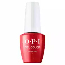 OPI Gel Color Zodiac błyszcząca czerwień Kiss My Aries hybrydowy lakier do paznokci 15ml Zdrowie i uroda Kosmetyki i akcesoria Manicure i pedicure Lakiery do paznokci