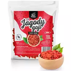 REAL FOODS JAGODY GOJI 200G Artykuły Spożywcze Bakalie i suszone owoce