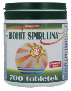 Spirulina biohit 200mg 700tabl MERIDIAN Artykuły Spożywcze Produkty dietetyczne Suplementy