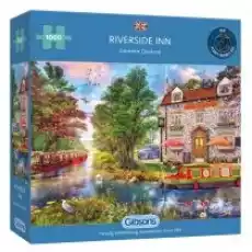 Puzzle 1000 Pensjonat Riverside Inn G3 Dla dziecka Zabawki Puzzle