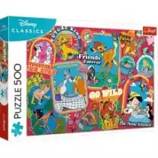 Puzzle 500 Disney Na przestrzeni lat TREFL Dla dziecka Zabawki Puzzle