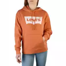 Bluza marki Levis model 18487GRAPHIC kolor Pomarańczowy Odzież damska Sezon JesieńZima Odzież obuwie dodatki