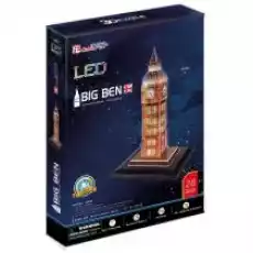 Puzzle 3D Led Zegar Big Ben L501H Cubic Fun Dla dziecka Zabawki Puzzle