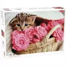 Puzzle 500 el Kitty kitty Tactic Dla dziecka Zabawki Puzzle