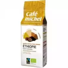 Cafe Michel Kawa mielona Arabica 100 moka sidamo Etiopia fair trade 250 g Bio Artykuły Spożywcze Kawa