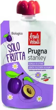 Mus ze śliwek Stanley BIO 100 g Baule Volante Artykuły Spożywcze Dżemy i konfitury