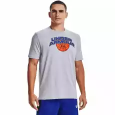 Koszulka męska Under Armour BASKETBALL BRANDED WORDMARK SS Sport i rekreacja Odzież sportowa Męska