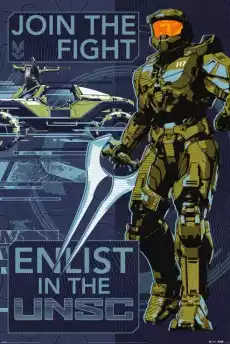 Halo Infinite Join the Fight plakat Dom i ogród Wyposażenie wnętrz Dekoracja Obrazy i plakaty