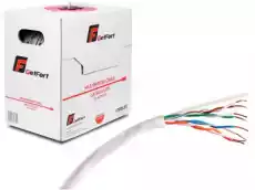 KABEL SKRĘTKA GETFORT PREMIUM CAT5E UUTP PVC Dom i ogród Budowa i Materiały budowlane Elektryka i akcesoria elektryczne Inne akcesoria elektryczne