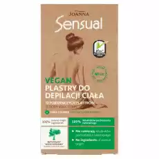 Joanna Sensual Vegan Plastry do depilacji ciała 12 sztuk i Tubka z oliwką łagodzącą 10 ml Zdrowie i uroda Kosmetyki i akcesoria Pielęgnacja ciała Depilacja