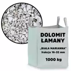 Dolomit Łamany Biała Marianna 1632 mm BIG BAG 1 tona Dom i ogród Ogród Rośliny i ochrona roślin